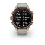 Descent™ Mk3i – 43 mm Bronze PVD titanium with French grey silicone band - Image 2