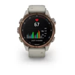 Descent™ Mk3i – 43 mm Bronze PVD titanium with French grey silicone band - Image 8