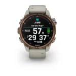 Descent™ Mk3i – 43 mm Bronze PVD titanium with French grey silicone band - Image 9