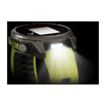 fēnix® 8 – 47 mm, Solar, Sapphire, Titanium with Amp yellow/graphite silicone band - Image 5