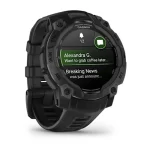 Instinct® 3 – 45 mm, AMOLED | Black with Black Band - Image 3