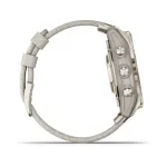 epix™ Pro (Gen 2) – Sapphire Edition | 42 mm Soft Gold with Cream Heathered Nylon Band - Image 4