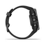 fēnix® 7S Pro – Sapphire Solar Edition Carbon Grey DLC Titanium with Black Band - Image 5