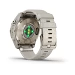 epix™ Pro (Gen 2) – Sapphire Edition | 42 mm Soft Gold with Cream Heathered Nylon Band - Image 9
