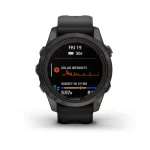 fēnix® 7S Pro – Sapphire Solar Edition Carbon Grey DLC Titanium with Black Band - Image 12