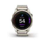 epix™ Pro (Gen 2) – Sapphire Edition | 42 mm Soft Gold with Cream Heathered Nylon Band - Image 11