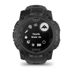 Instinct® 3 – 50 mm, Solar, Tactical Edition Black with Black Band - Image 2