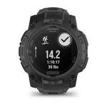 Instinct® 3 – 50 mm, Solar, Tactical Edition Black with Black Band - Image 5
