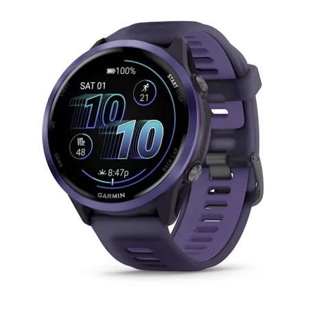 Forerunner® 570 - 47mm Indigo Aluminum with Translucent Imperial Purple/Indigo Band