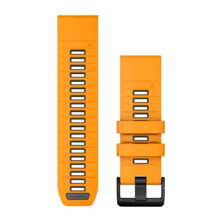 QuickFit 26 Watch Bands Spark Orange/Graphite Silicone
